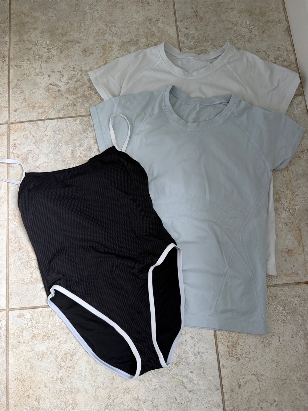 Swimsuit & Athleta Workout Tops Lot